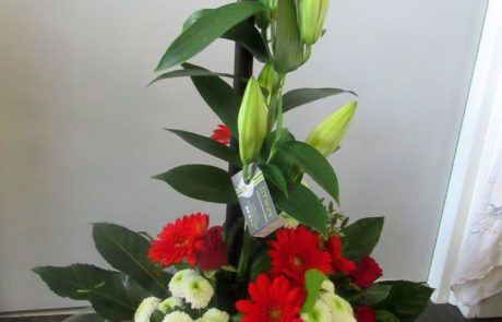 bouquet hauteur Exubérance D'fleurs fleuriste Fontenay le Comte